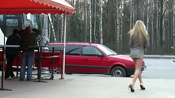 Preview 1 of Boydydy Sky - Violette Pure flashing on the streets