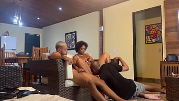 Preview 2 of Disney Porn Movies - Minha enteada pensou que eu estava sozinho mais ela se enganou deu para 3