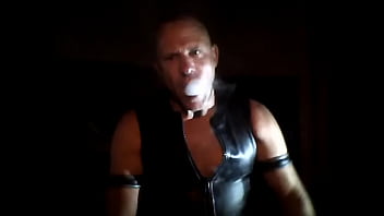Preview 2 of Tube D5 - smoking large cigar in leather