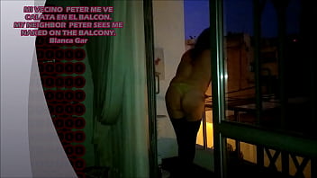 Preview 3 of Neha Kakkar Singer Hot Sex - mi vecino me ve desnuda en el balc&oacute_n - Blanca Gar