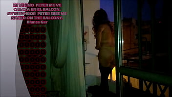 Preview 4 of Neha Kakkar Singer Hot Sex - mi vecino me ve desnuda en el balc&oacute_n - Blanca Gar