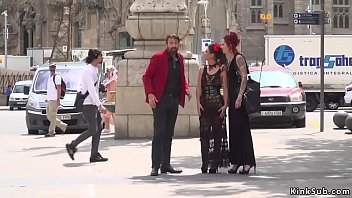 Preview 2 of Mature Japan Bbw - Spanish babe takes bondage in public bar