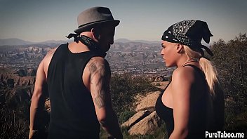 Preview 1 of Amarna Miller Lesbian Rebel - Busty latina babe hard smashed by a married border officer