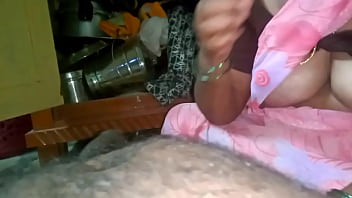 Preview 4 of Anal Dibonir - Indian Village teachar smooth boobs pressing in young boy