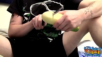 Preview 1 of School Xxx Techer - Good looking straight thug jerks off rock solid dick solo