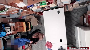 Preview 3 of Mom Tabil Xxx - Ebony shoplifter fucked by security