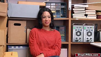 Preview 1 of Mom Tabil Xxx - Ebony shoplifter fucked by security
