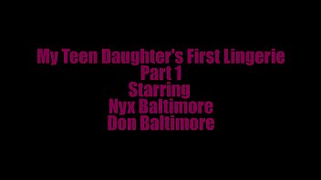 Preview 1 of Porno De Nis - My Teen StepDaughter&#039_s 1st Lingerie Series