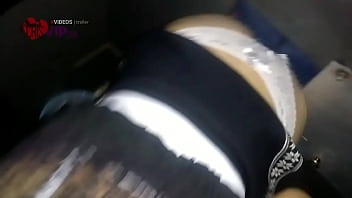 Preview 3 of Mp4 Chibi - Cristina Almeida em seus dois primeiros Gloryhole realizado no centro de s&atilde_o paulo,  marido corno filma ela chupando desconhecidos dentro da cabine com buracos,  leva na buceta,  no cuzinho sem camisinha e engole muito leitinho