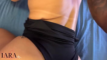 Preview 2 of Babysitter Age Dominican Creamy - Amigas com bucetas pequenas dividem um pau preto enorme