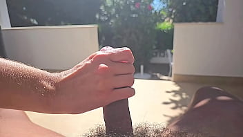 Preview 2 of Japanese Surprise Cumshot - Hand Job Super Slow Mo