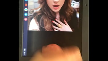 Preview 2 of Xxxx Nxxn - Jerking off all over Karen Gillan
