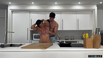 Preview 2 of Barn Gangbang - BIG ASS LATINA MILF COLOMBIANA is fucked by her boyfriend&#039_s friend in his house!