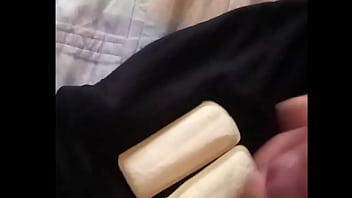 Preview 1 of Ozbekcha Selkalar - cumshot on food with me