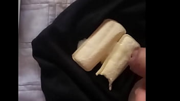 Preview 4 of Ozbekcha Selkalar - cumshot on food with me