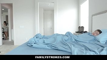 Preview 1 of Jav Porn Th - Skinny Stepsis Fucks StepBrother - FamilyStrokes