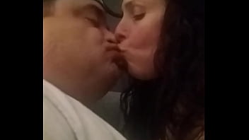 Preview 2 of Midget Darwf Porn - Kissing Goodnight...hot loving amateur couple passionately kissing