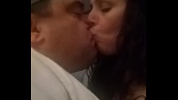 Preview 3 of Midget Darwf Porn - Kissing Goodnight...hot loving amateur couple passionately kissing