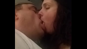 Preview 4 of Midget Darwf Porn - Kissing Goodnight...hot loving amateur couple passionately kissing