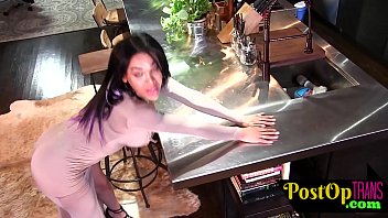Preview 1 of Lisa Ann Sophie Haze - Postop tranny fingering her tight cunt
