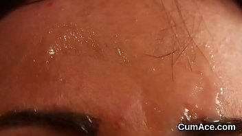 Preview 2 of Xxxn13 2018 Pakistan - Wicked centerfold gets cumshot on her face swallowing all the cum