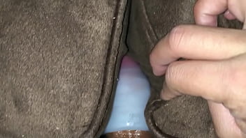 Preview 2 of Amber Luty Tanzania Porn - Fucking a tenga egg between the couch