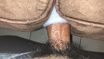 Preview 1 of Amber Luty Tanzania Porn - Fucking a tenga egg between the couch