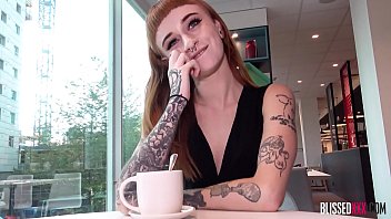 Preview 3 of Suggests - English Alt Girl Squirter Seduces Me into Sex after Interview - Azura Alii - BlissedXXX.com
