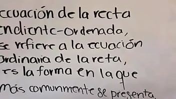 Preview 2 of Whitest Under 18 Girls Porn - Ecuaci&oacute_n de la recta pendiente ordenada al origen
