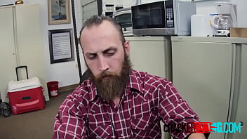 Preview 2 of How To Shake Dog Style - Bearded gay guy gets his asshole demolished by directors big cock