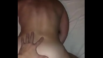 Preview 3 of Mom On Son Full Hd - Hot milf blonde gets it from the back while using a vibrator on her clit,  part 1