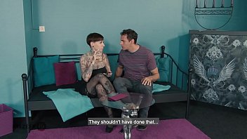 Preview 1 of Hi Lingo - HITZEFREI Tattooed German babe fucks her stepbrother