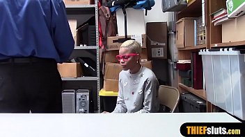 Preview 1 of Ashley Scott Porn - Ebony shoplifter teen gets fucked rough by a mall cop