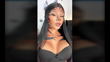 Preview 1 of Triple Oral - TS Angelique Monroe - Tiger Trans Lady