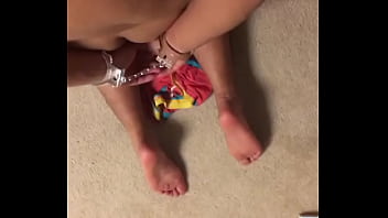 Preview 1 of Sri Lankan Maid Kuwait - Cuffed Asian Takes Master&rsquo_s Cock