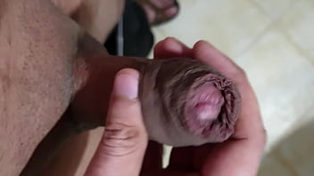 Preview 1 of Teen Japnies - My Uncircumcised Clean Shaved Big Cock