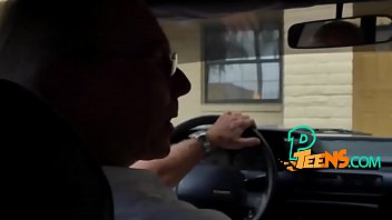 Preview 2 of Most Popular Porn Videos Xbrazz - Blonde teen bitch deep throating a fat veteran rod