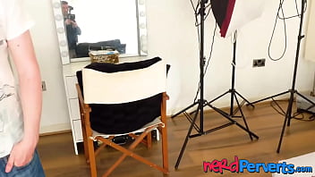 Preview 1 of Mom Love Son Stroy - Pretty blonde swallows nerds big fat dick with pleasure