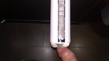 Preview 1 of Japanese Squirt Rotor - Circumcised Asian Chinese playing Fleshlight