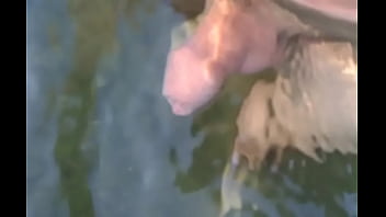 Preview 4 of Dog Eat Poop - Naked at river in Milano