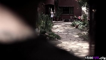Preview 2 of Fuck Movie Legging - Sexy teen Kenna James moved to a new house and got spied by this pervert neighbor and to fuck her tight teen pussy.