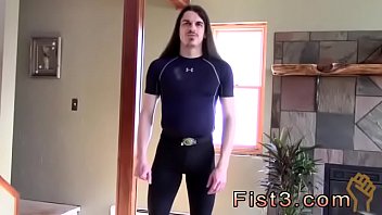 Preview 2 of Top Xxx 1 Sunny Leone Fucks - Male anal fisting movie gay Say Hello to Compression Boy