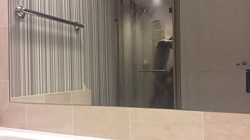 Preview 3 of Teachar Sex With Student - Hotel Shower head interracial asian teen black head nice bj blowjob handjob