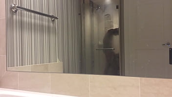 Preview 1 of Teachar Sex With Student - Hotel Shower head interracial asian teen black head nice bj blowjob handjob