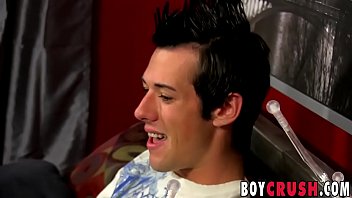 Preview 3 of Bf Xxx 26 - Interviewed young man masturbates while watching gay porn