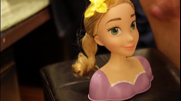 Preview 1 of Mom Swoer Son Com Xxx Video - Rapunzel (Disney) toy gets a facial