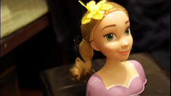 Preview 4 of Mom Swoer Son Com Xxx Video - Rapunzel (Disney) toy gets a facial