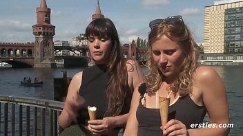 Preview 2 of Villager Girls - Blake and Lindsey Enjoy Ice Cream then each other