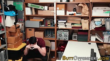 Preview 2 of Trible X - Real shoplifter ass fuck