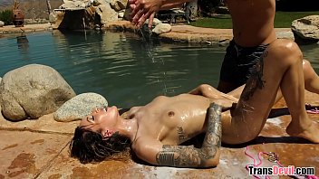 Preview 3 of Sanny Xxx Video Full Hd - Small cocked trans girlfriend Ryder Monroe